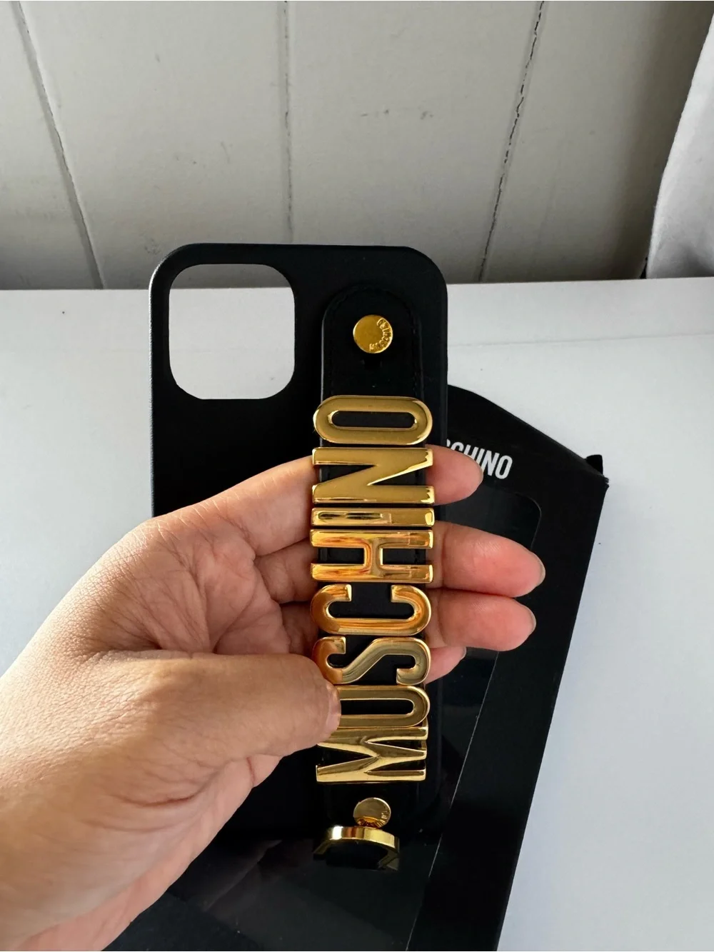 Moschino prominent letters